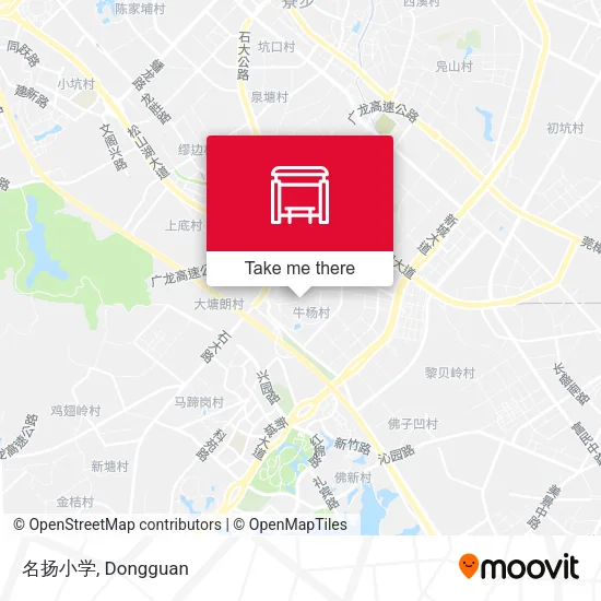 名扬小学 map