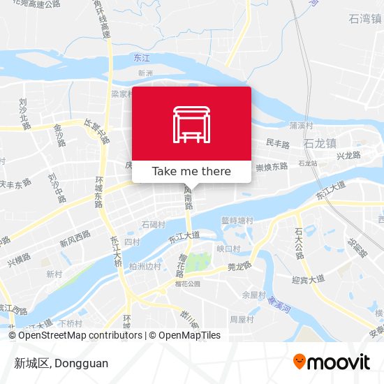 新城区 map