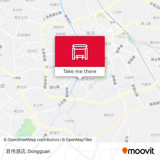 君伟酒店 map