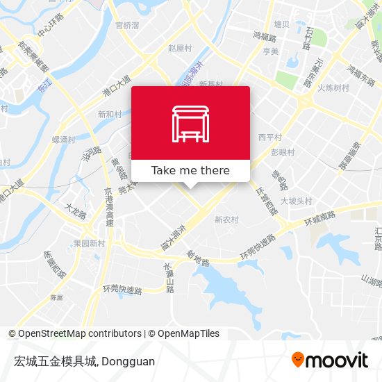 宏城五金模具城 map
