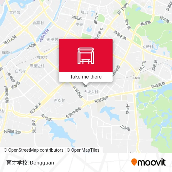 育才学校 map