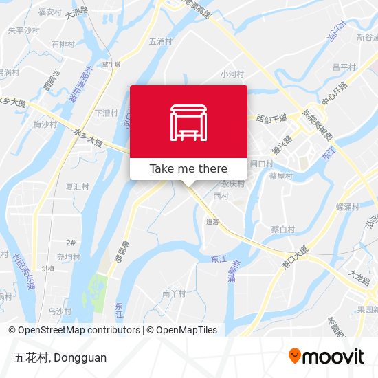五花村 map