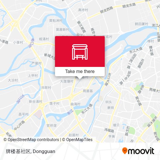 牌楼基社区 map