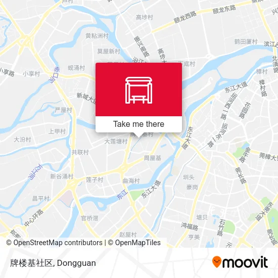牌楼基社区 map