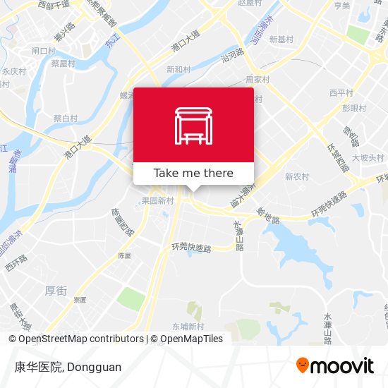 康华医院 map