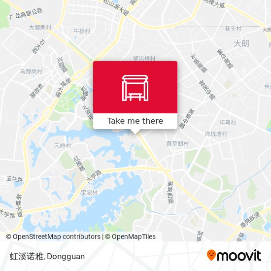 虹溪诺雅 map