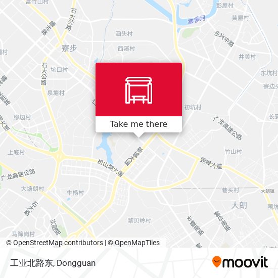 工业北路东 map