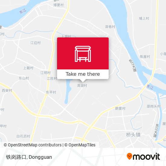 铁岗路口 map