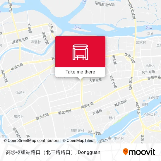 高埗枢纽站路口（北王路路口） map