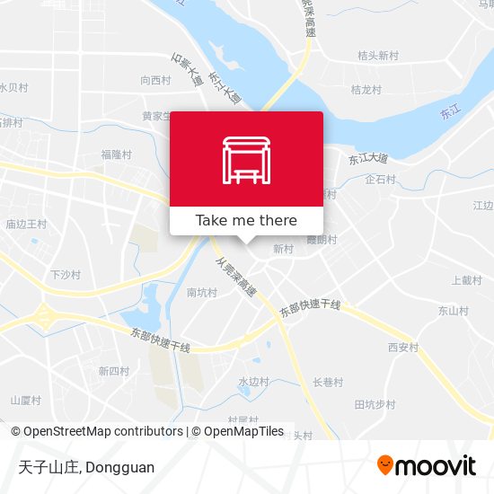 天子山庄 map