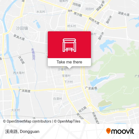 溪南路 map