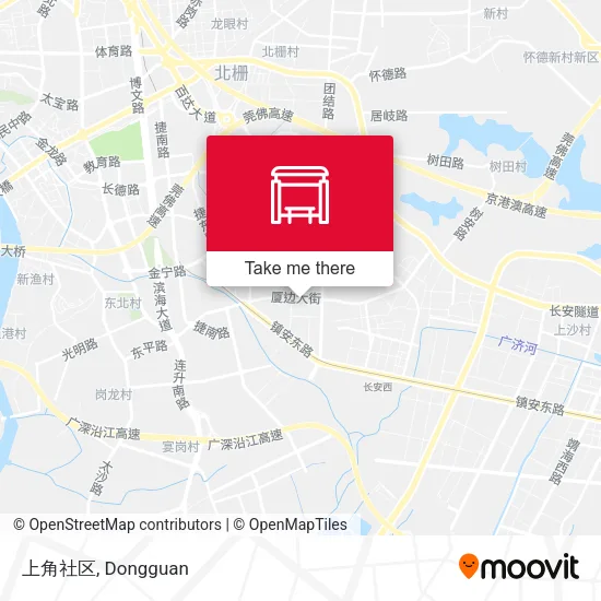 上角社区 map