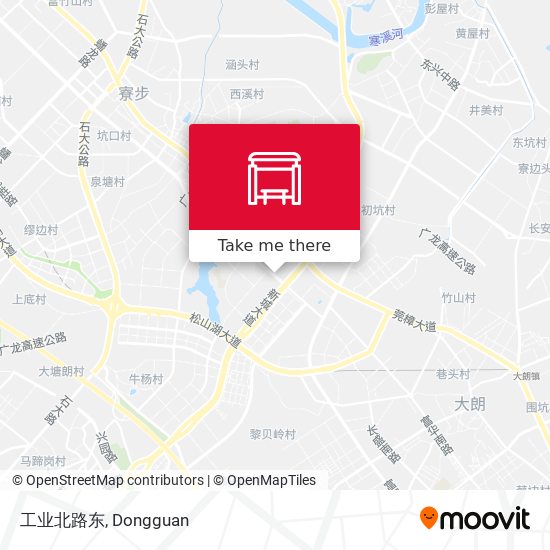 工业北路东 map