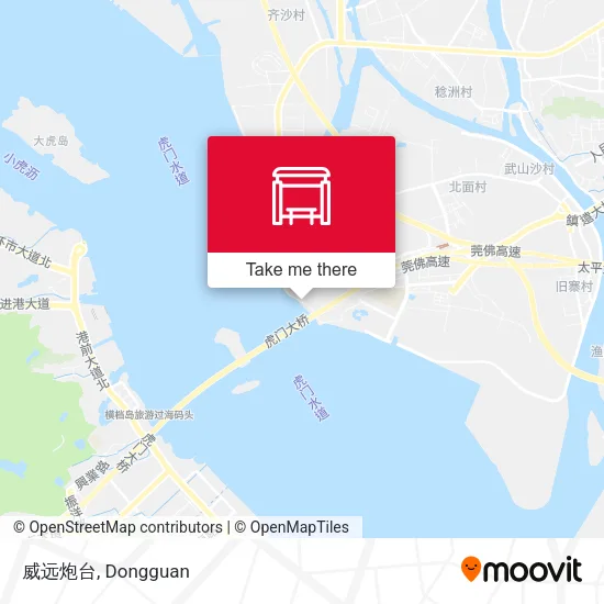 威远炮台 map
