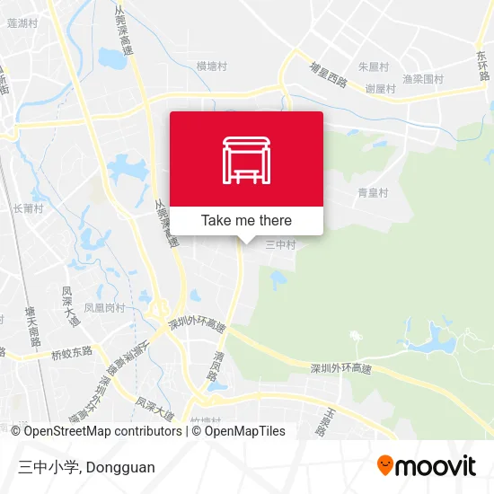 三中小学 map