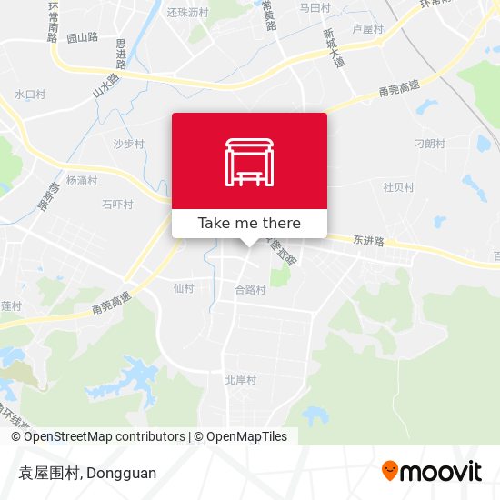 袁屋围村 map