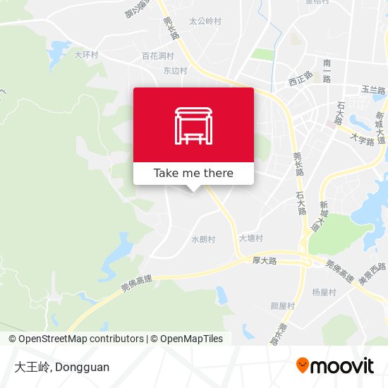 大王岭 map
