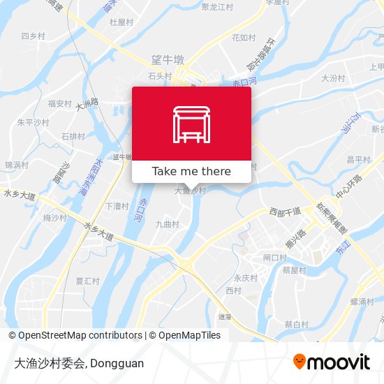 大渔沙村委会 map