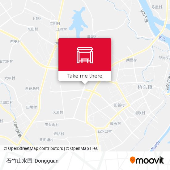 石竹山水园 map