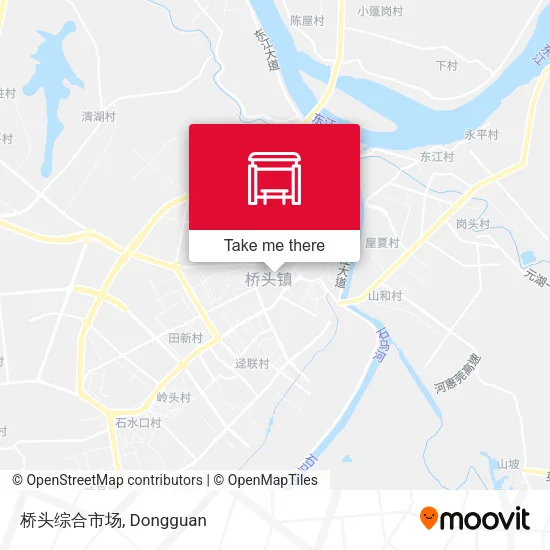 桥头综合市场 map
