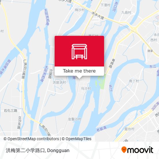 洪梅第二小学路口 map