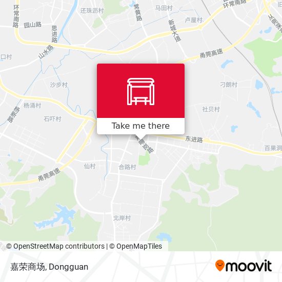 嘉荣商场 map