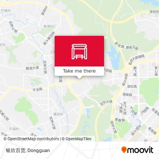 银欣百货 map