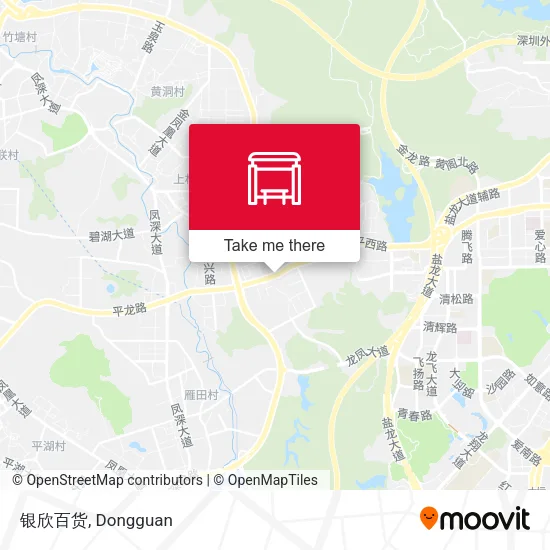 银欣百货 map