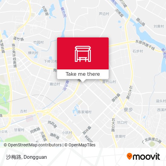 沙梅路 map