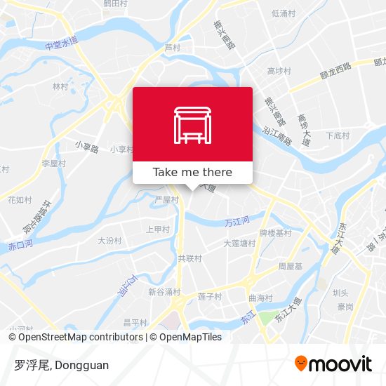 罗浮尾 map