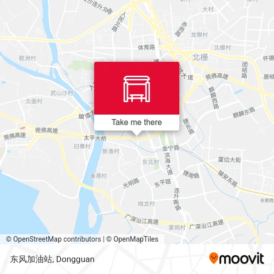 东风加油站 map