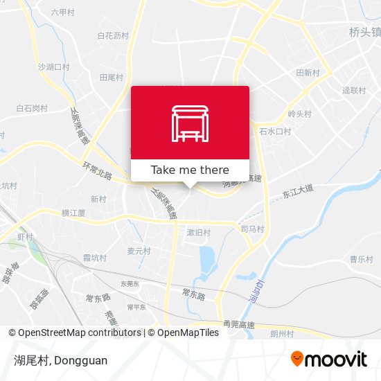 湖尾村 map