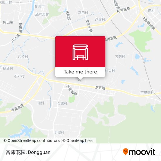 富康花园 map