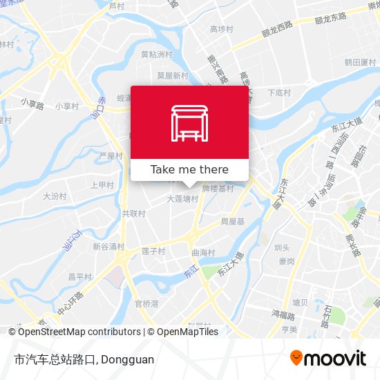 市汽车总站路口 map