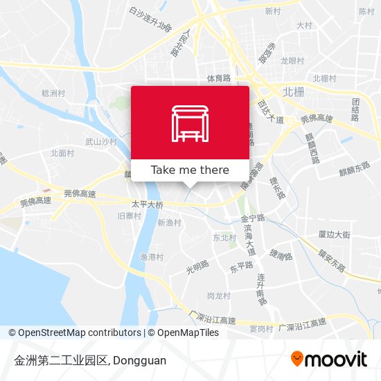 金洲第二工业园区 map