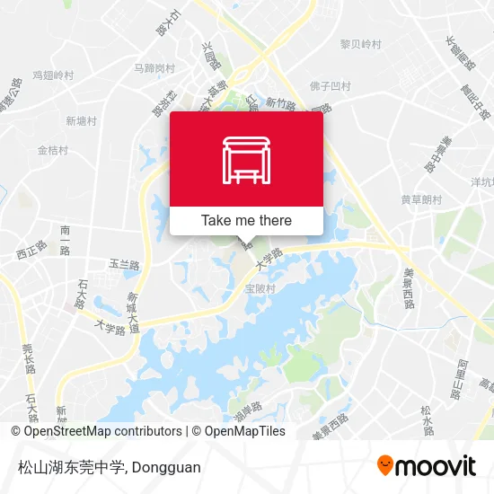 松山湖东莞中学 map