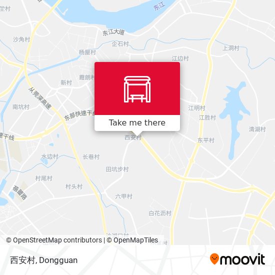 西安村 map