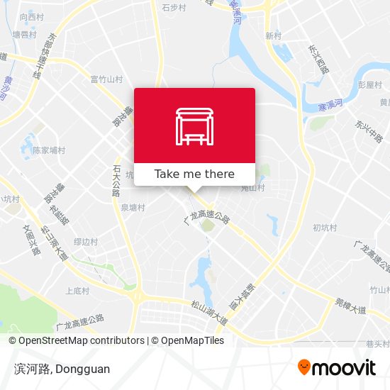 滨河路 map