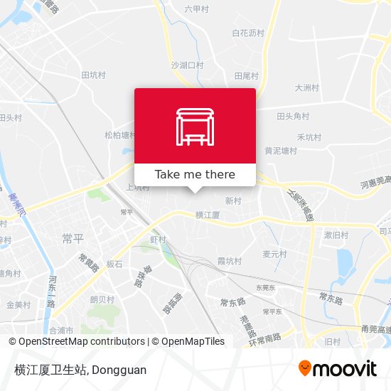 横江厦卫生站 map