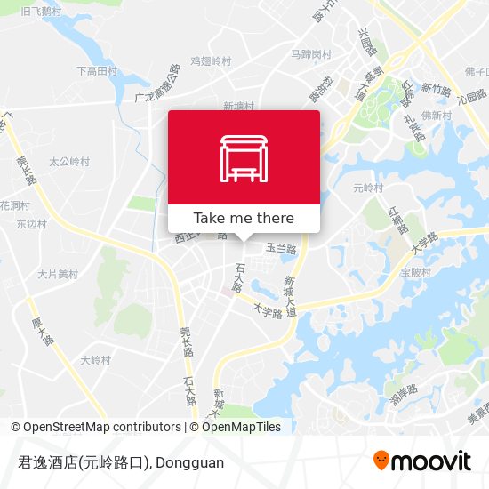 君逸酒店(元岭路口) map