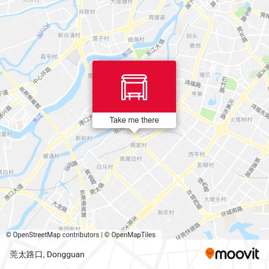 莞太路口 map