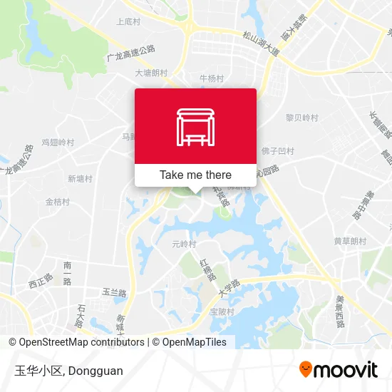 玉华小区 map
