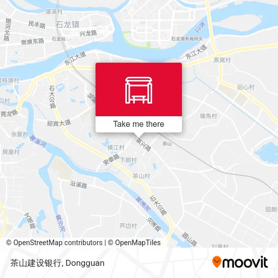 茶山建设银行 map