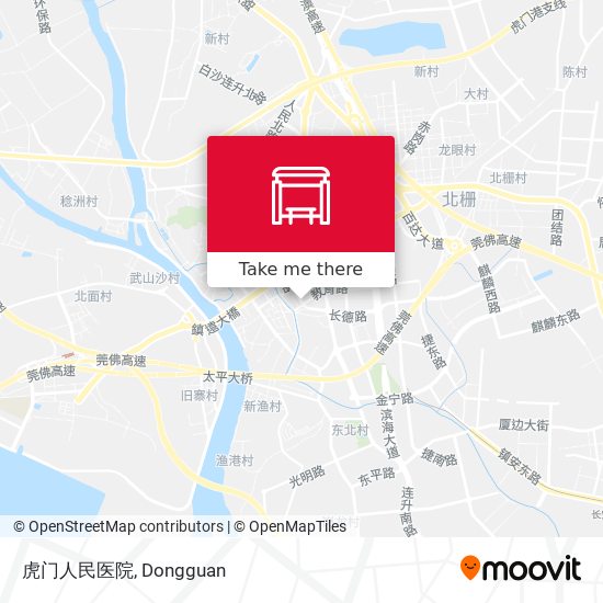 虎门人民医院 map