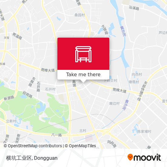 横坑工业区 map