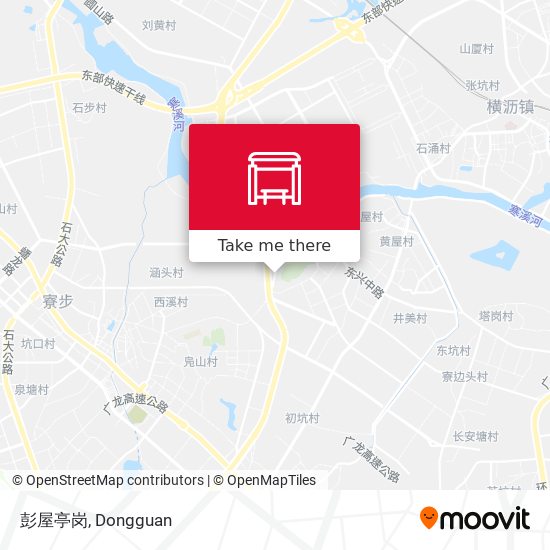彭屋亭岗 map