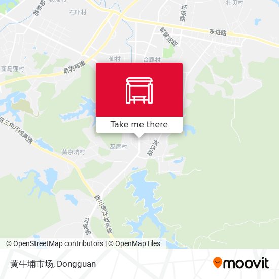 黄牛埔市场 map