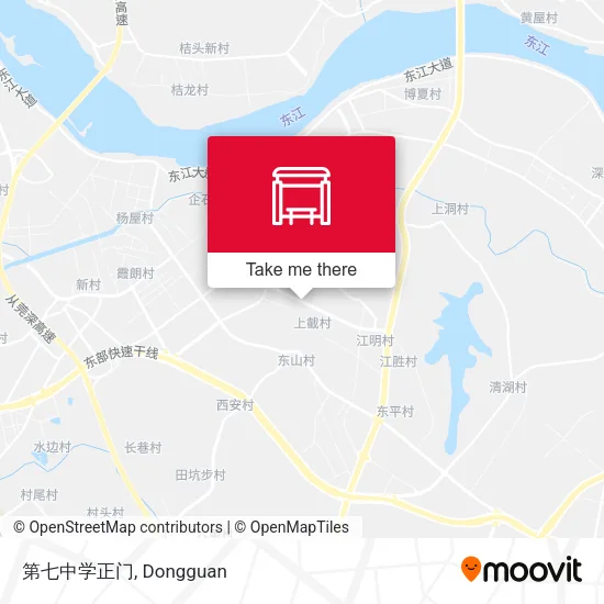 第七中学正门 map