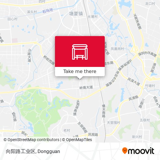向阳路工业区 map