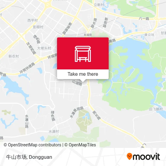 牛山市场 map